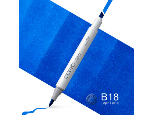 Copic Ciao dual-tip alcohol-based marker - B18 Lapis Lazuli