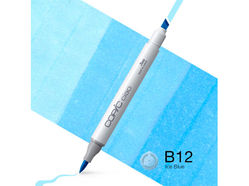 Copic Ciao dual-tip alcohol-based marker - B12 Ice Blue