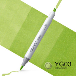 Copic Ciao dual-tip alcohol-based marker - YG03 Yellow Green
