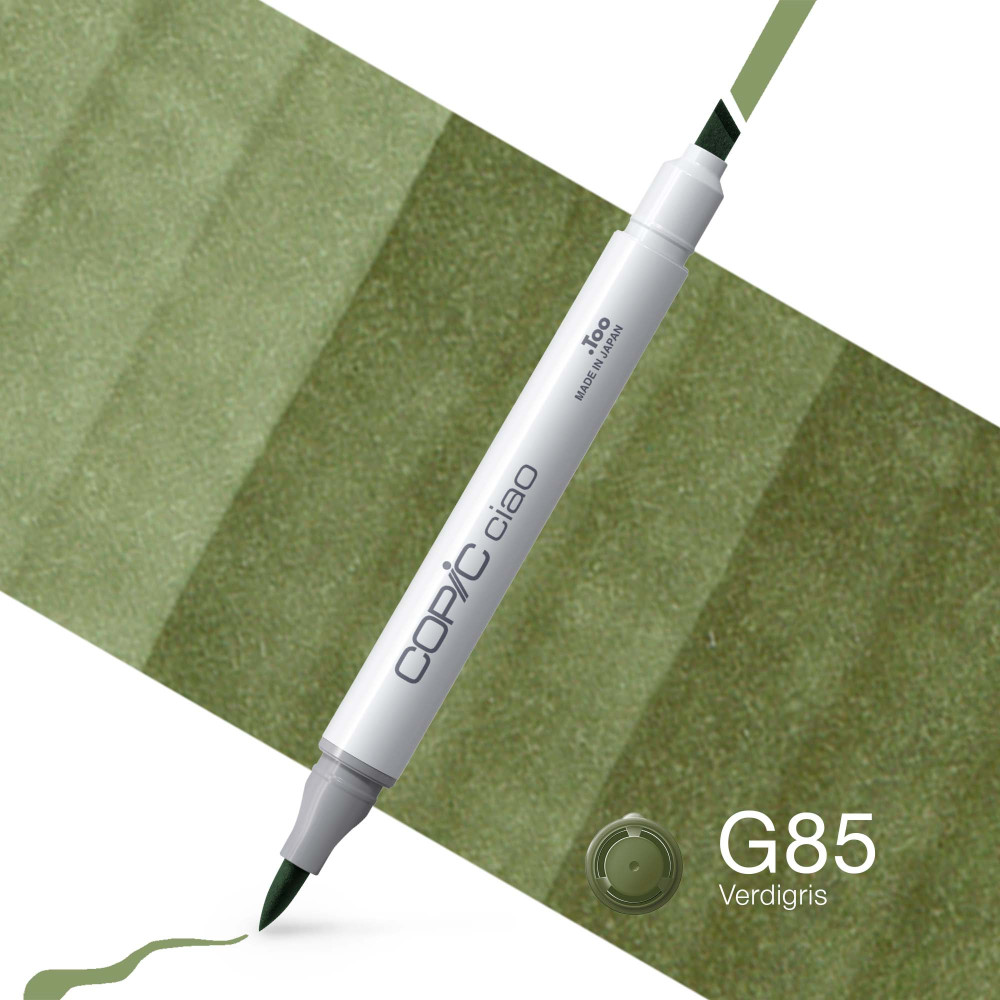 Copic Ciao dual-tip alcohol-based marker - G85 Verdigris