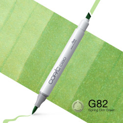 Copic Ciao dual-tip alcohol-based marker - G82 Spring Dim Green