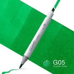 Copic Ciao dual-tip alcohol-based marker - G05 Emerald Green