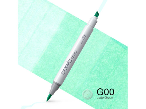 Copic Ciao dual-tip alcohol-based marker - G00 Jade Green