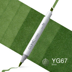 Copic Ciao dual-tip alcohol-based marker - YG67 Moss