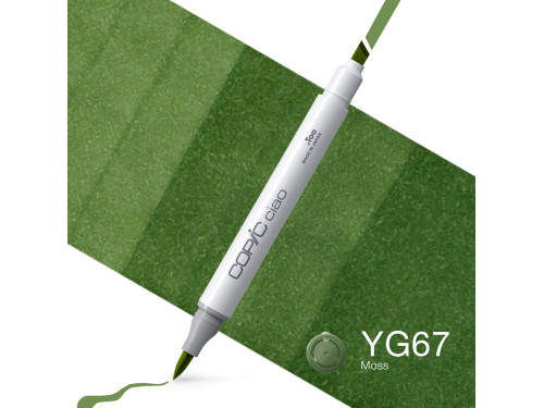 Marker dwustronny Copic Ciao - YG67 Moss