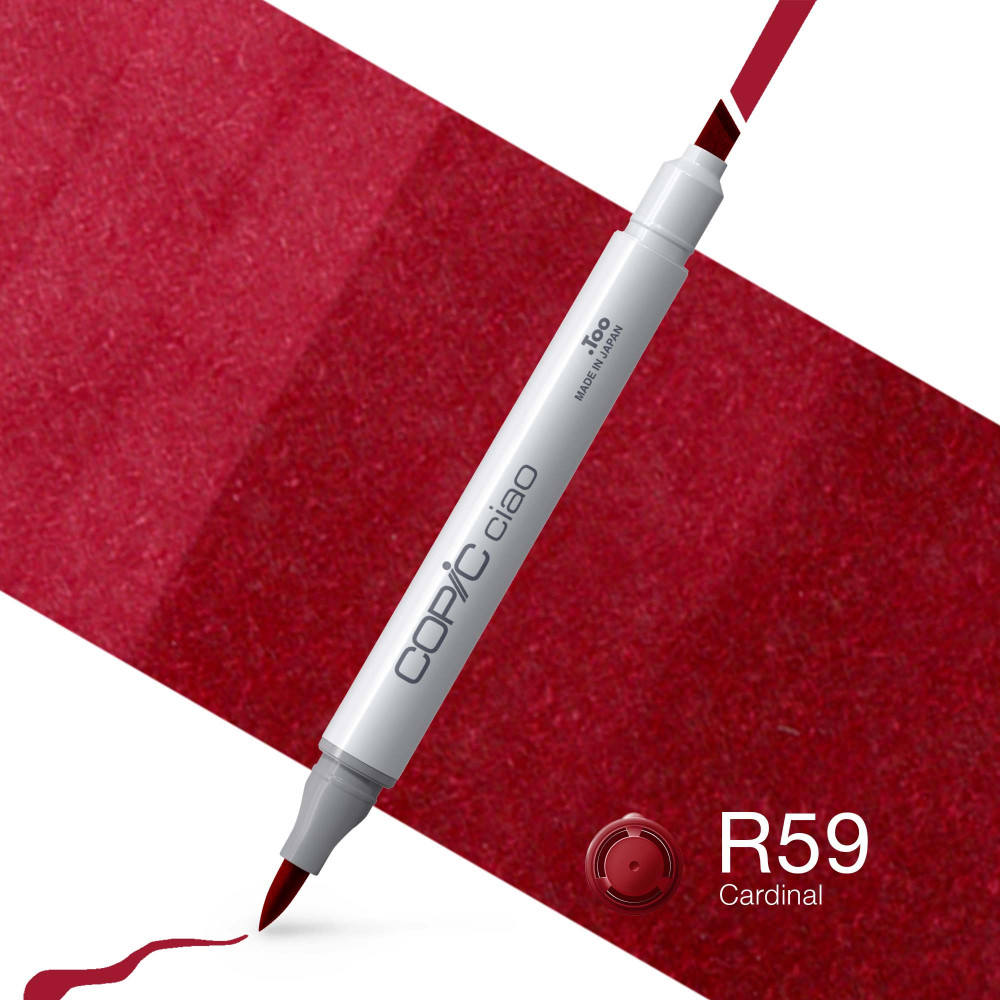 Copic Ciao dual-tip alcohol-based marker - R59 Cardinal