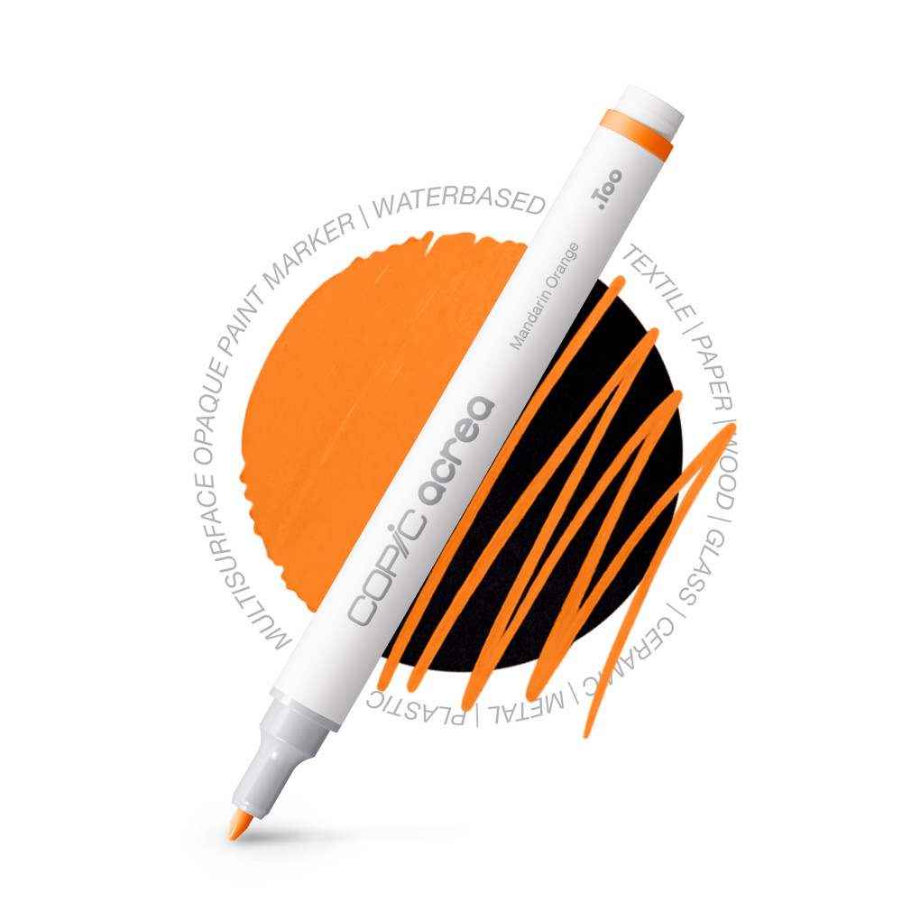 Copic Acrea water-based pigment marker - 009 Mandarin Orange
