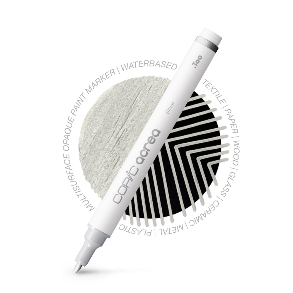 Copic Acrea water-based pigment marker - 006 Silver