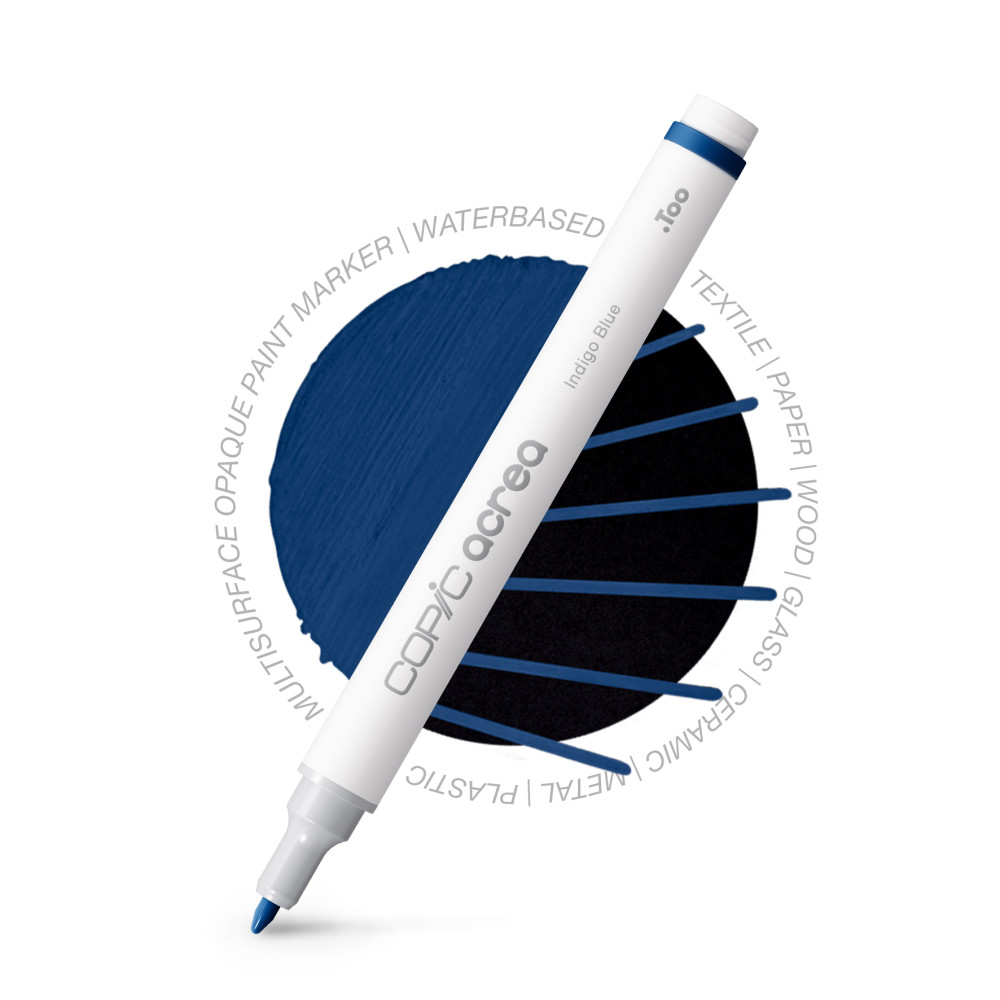 Copic Acrea water-based pigment marker - 024 Indigo Blue