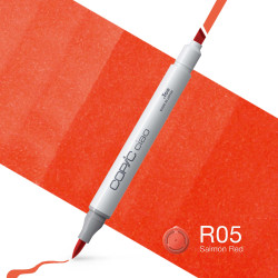Copic Ciao dual-tip alcohol-based marker - R05 Salmon Red
