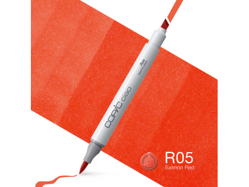 Copic Ciao dual-tip alcohol-based marker - R05 Salmon Red