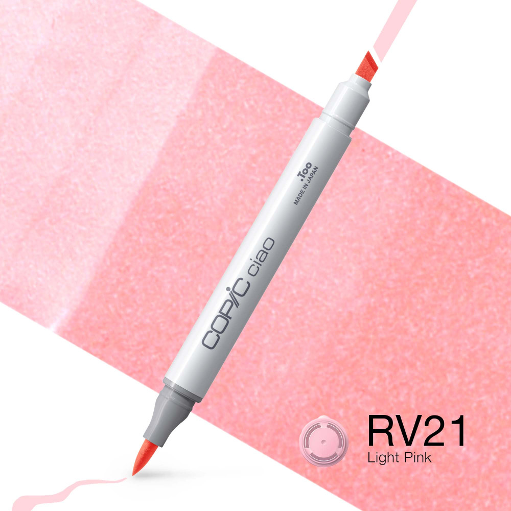 Copic Ciao dual-tip alcohol-based marker - RV21 Light Pink