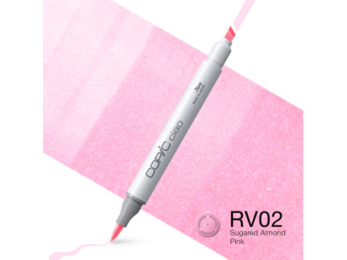 Copic Ciao dual-tip alcohol-based marker - RV02 Sugared Almond Pink