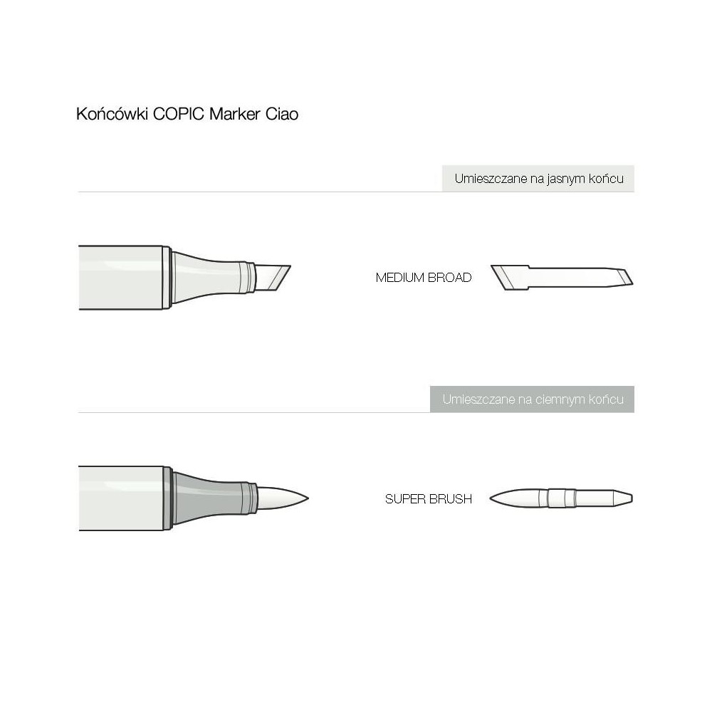 Marker dwustronny Copic Ciao - V12 Pale Lilac