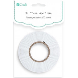 3D Foam Tape 2 mm 1,5 cm x 2,2 m