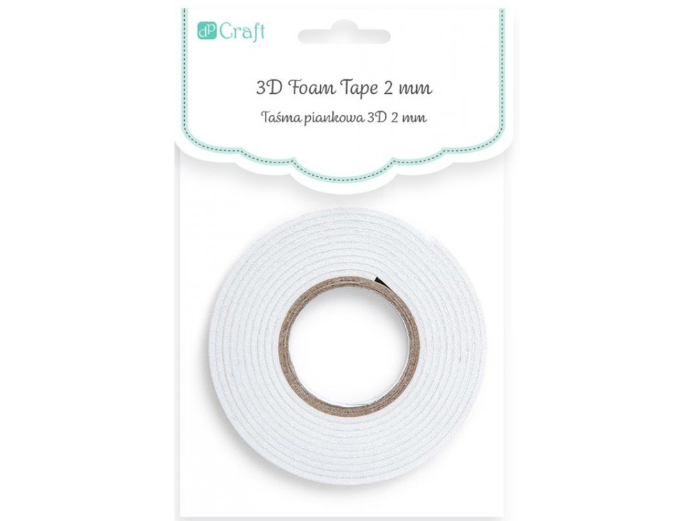 3D Foam Tape 2 mm 1,5 cm x 2,2 m