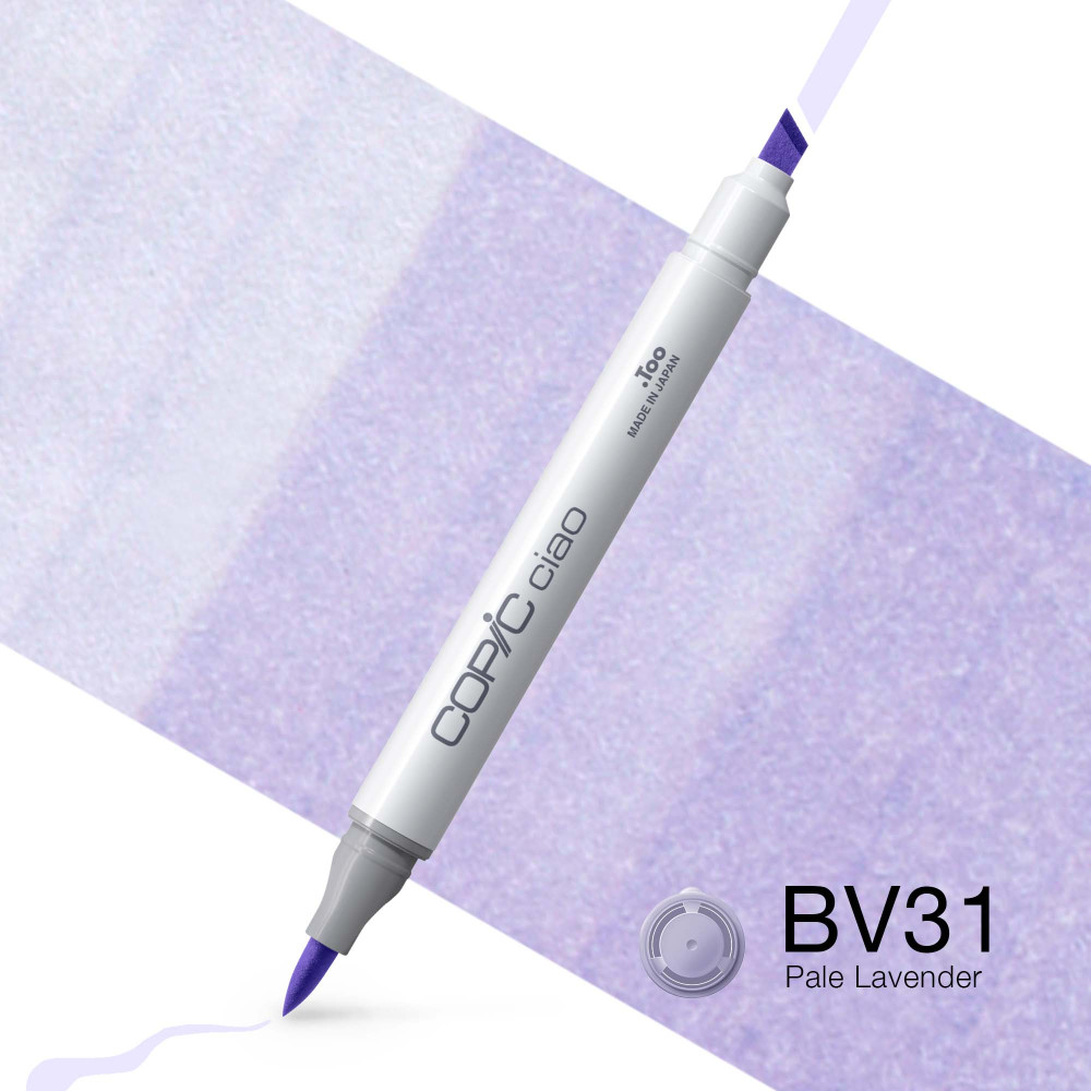 Copic Ciao dual-tip alcohol-based marker - BV31 Pale Lavender