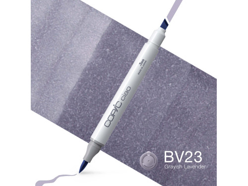 Copic Ciao dual-tip alcohol-based marker - BV23 Grayish Lavender