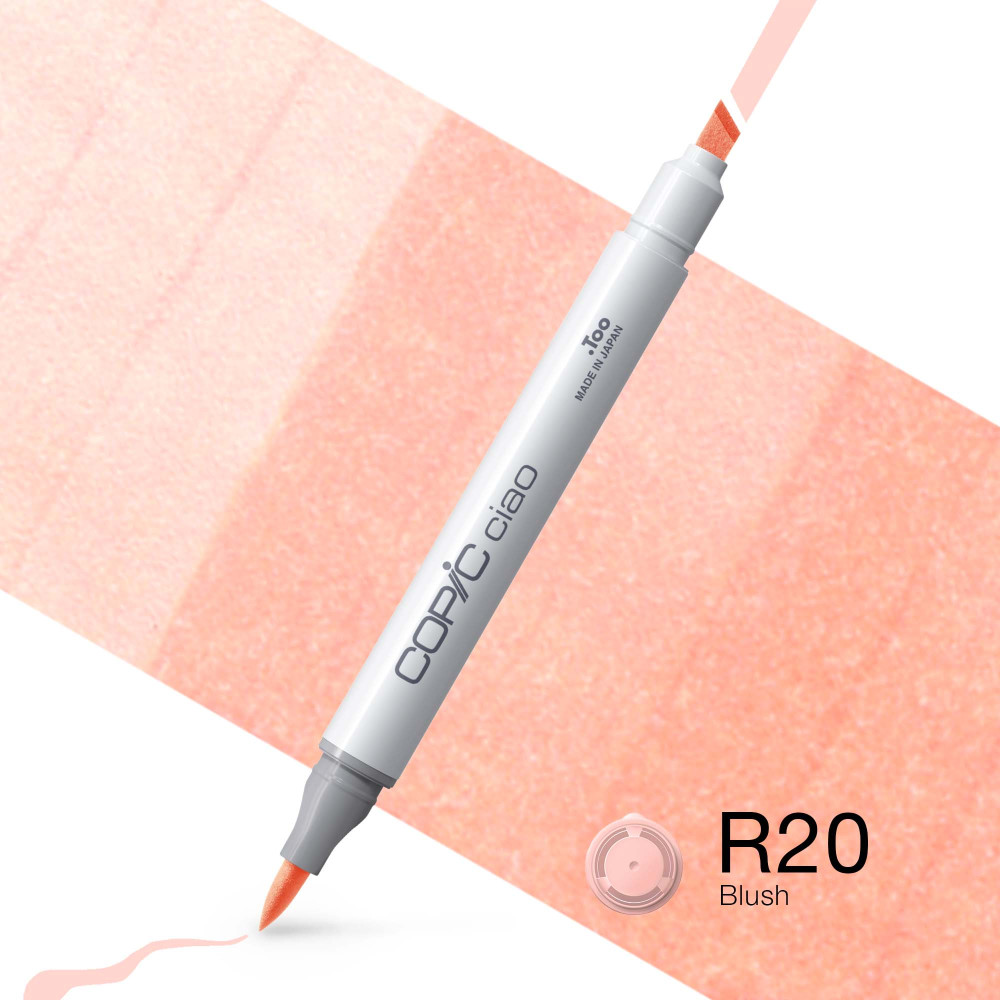 Copic Ciao dual-tip alcohol-based marker - R20 Blush