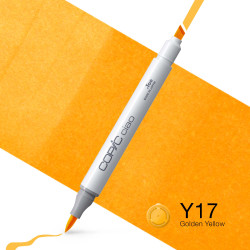 Copic Ciao dual-tip alcohol-based marker - Y17 Golden Yellow