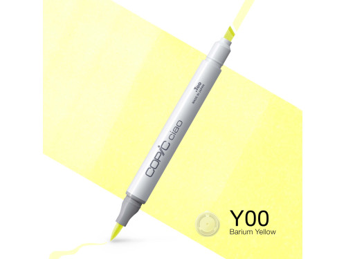 Copic Ciao dual-tip alcohol-based marker - Y00 Barium Yellow