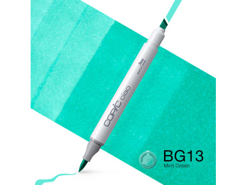 Copic Ciao dual-tip alcohol-based marker - BG13 Mint Green