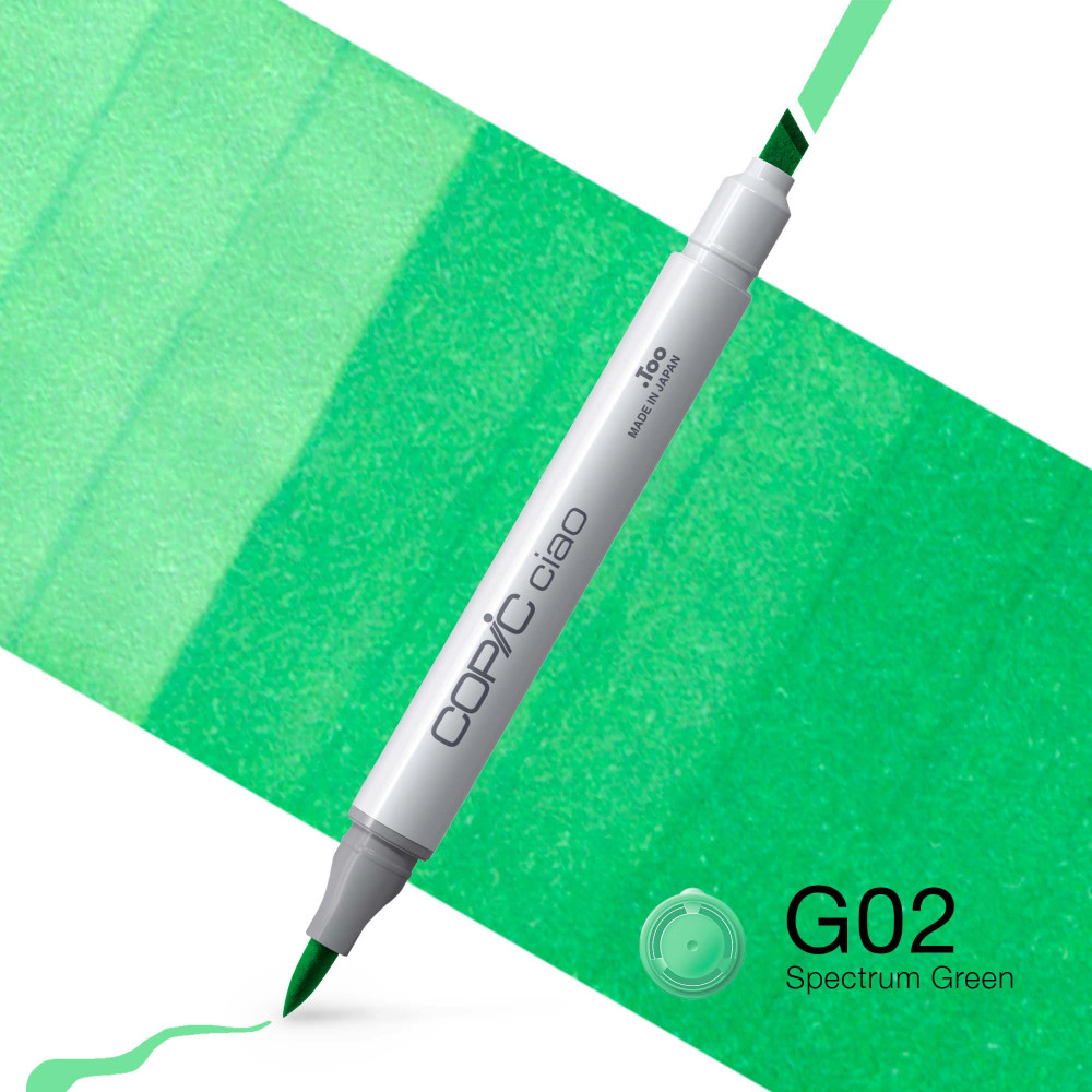 Marker dwustronny Copic Ciao - BG02 Spectrum Green