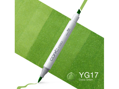 Copic Ciao dual-tip alcohol-based marker - YG17 Grass Green