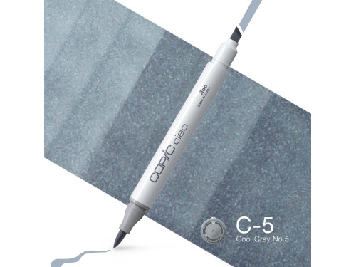 Marker dwustronny Copic Ciao - C-5 Cool Gray No.5