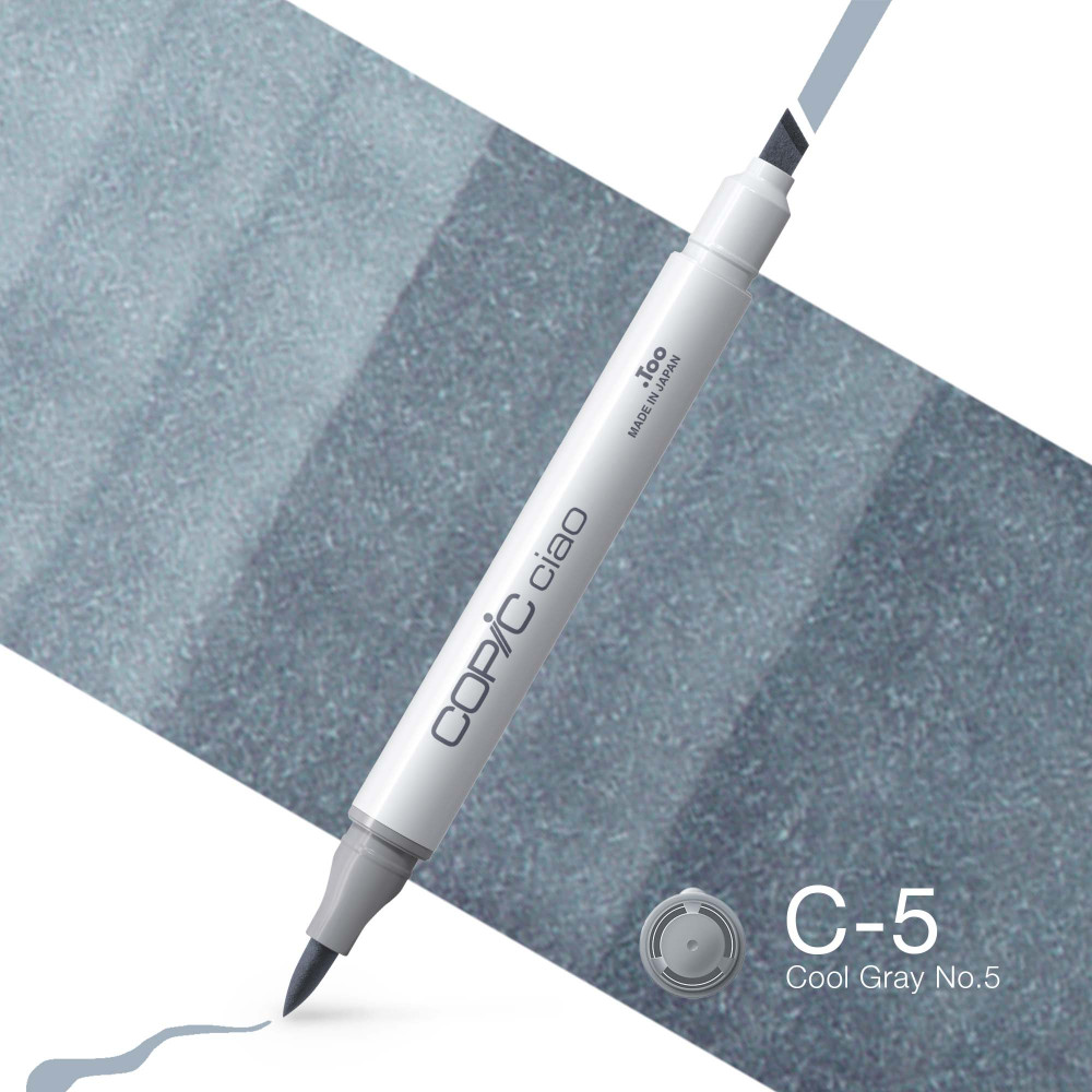 Marker dwustronny Copic Ciao - C-5 Cool Gray No.5
