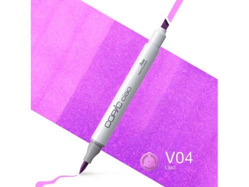Copic Ciao dual-tip alcohol-based marker - V04 Lilac