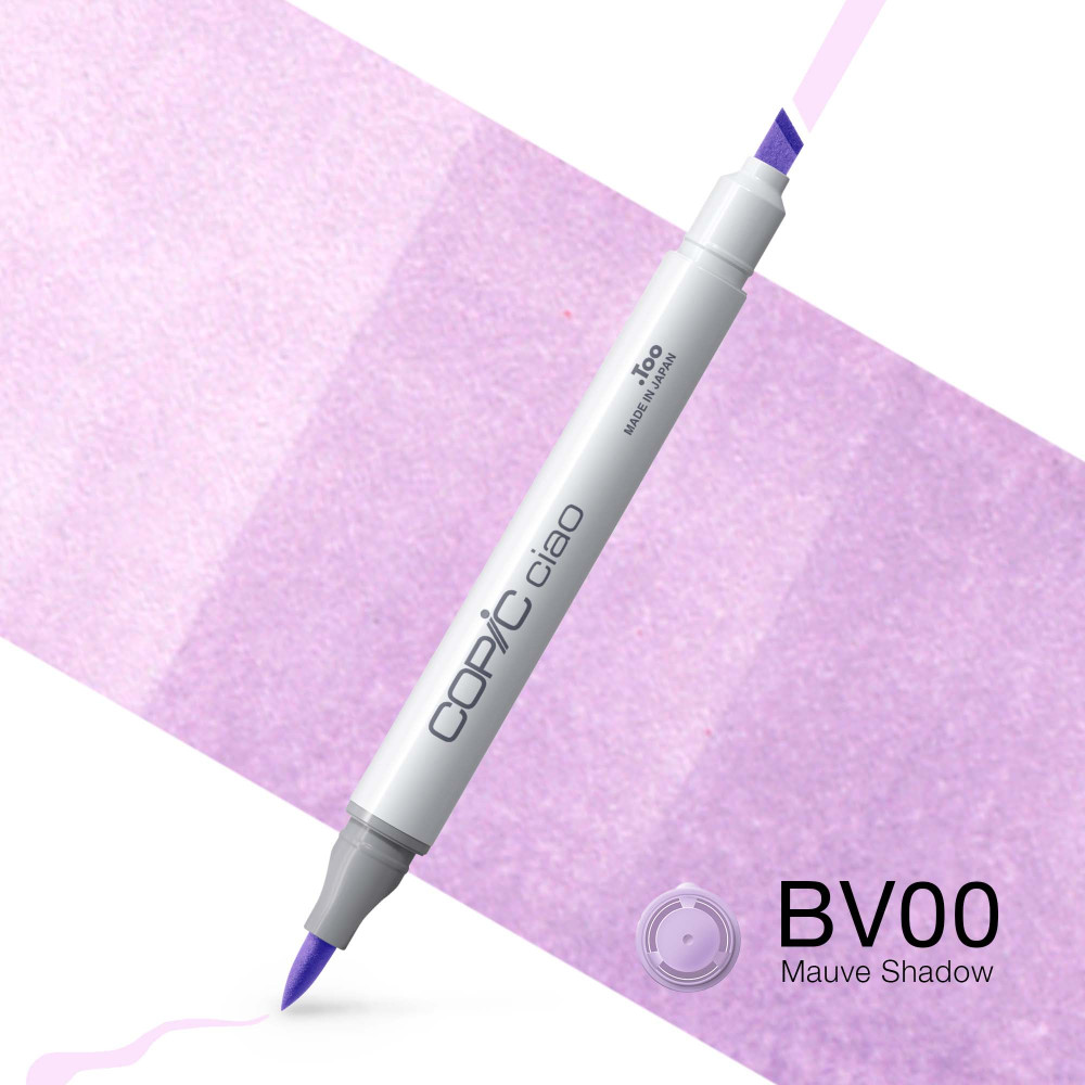 Copic Ciao dual-tip alcohol-based marker - BV00 Mauve Shadow