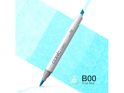 Copic Ciao dual-tip alcohol-based marker - B00 Frost Blue