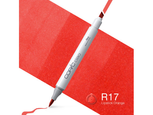 Copic Ciao dual-tip alcohol-based marker - R17 Lipstick Orange
