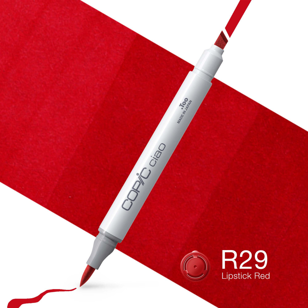 Copic Ciao dual-tip alcohol-based marker - R17 Lipstick Red