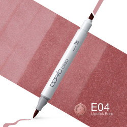 Copic Ciao dual-tip alcohol-based marker - E04 Lipstick Rose