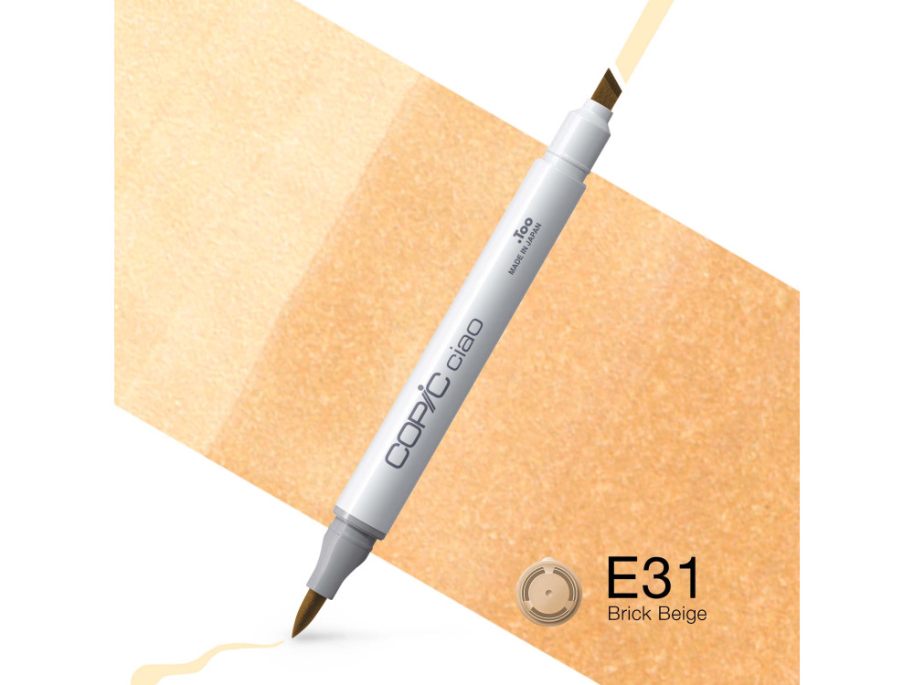 Marker dwustronny Copic Ciao - E31 Brick Beige