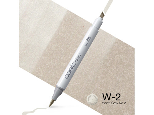Marker dwustronny Copic Ciao - W-2 Warm Gray No.2