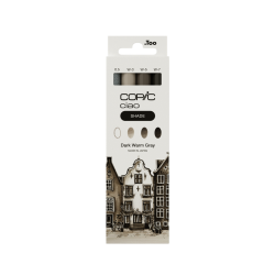 Zestaw markerów dwustronnych Copic Ciao Shade - Dark Warm Gray