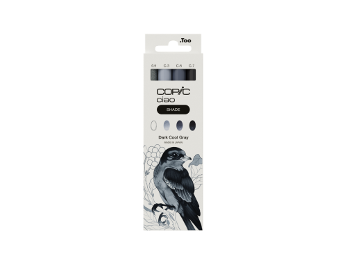 Zestaw markerów dwustronnych Copic Ciao Shade - Dark Cool Gray