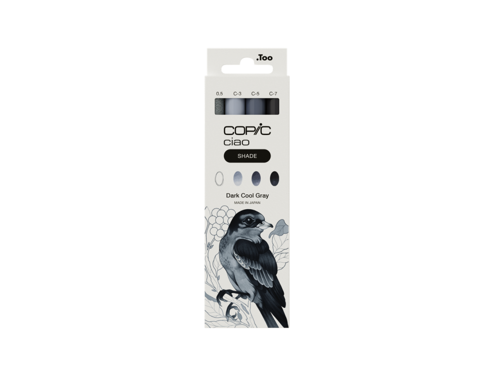 Zestaw markerów dwustronnych Copic Ciao Shade - Dark Cool Gray