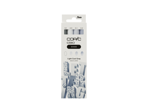 Zestaw markerów dwustronnych Copic Ciao Shade - Light Cool Gray