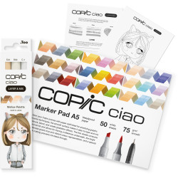 Zestaw markerów dwustronnych Copic Ciao Layer & Mix - Mellow Palette