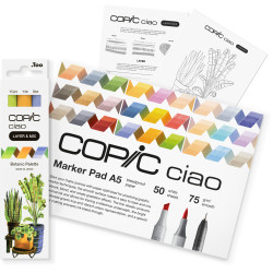 Zestaw markerów dwustronnych Copic Ciao Layer & Mix - Botanic Palette