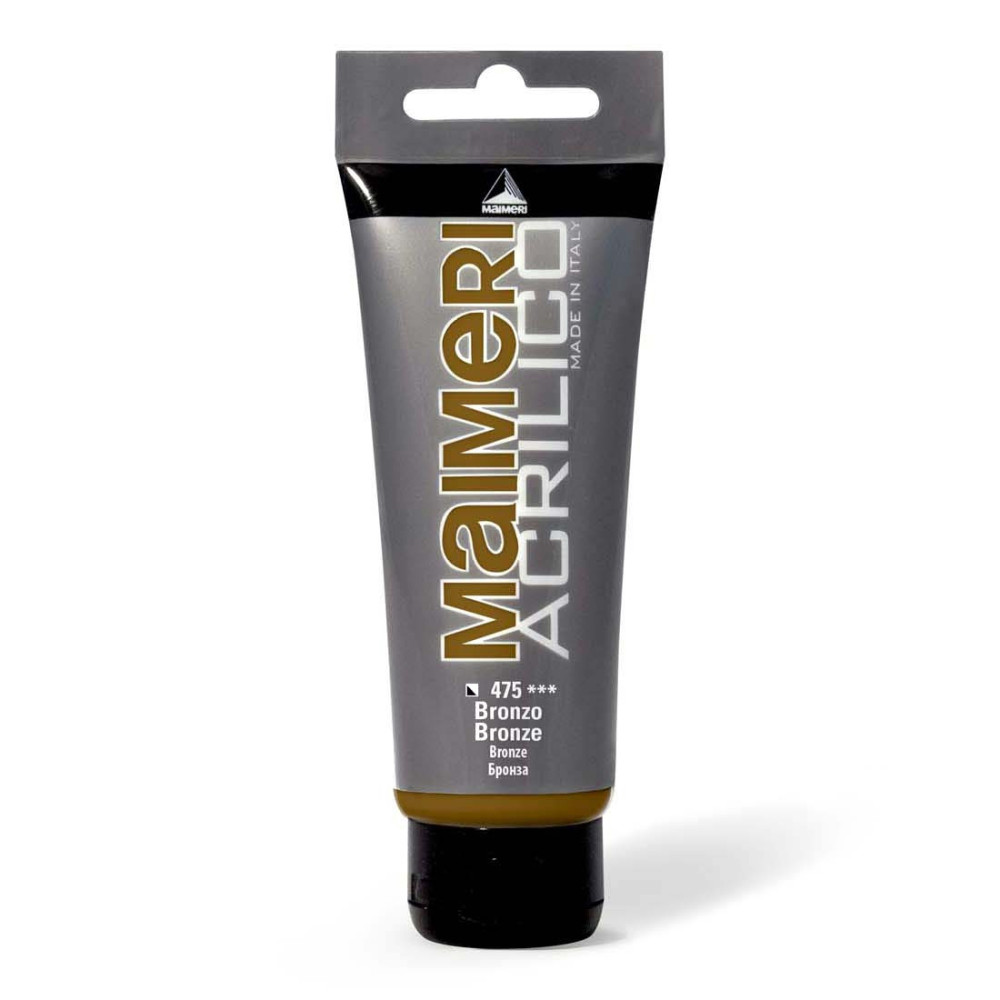 Farba akrylowa Acrilico - Maimeri - 475, Bronze, 200 ml