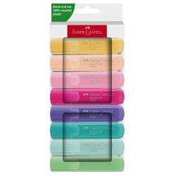 Set of pastel highlighters - Faber-Castell - 8 pcs.