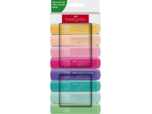 Set of pastel highlighters - Faber-Castell - 8 pcs.