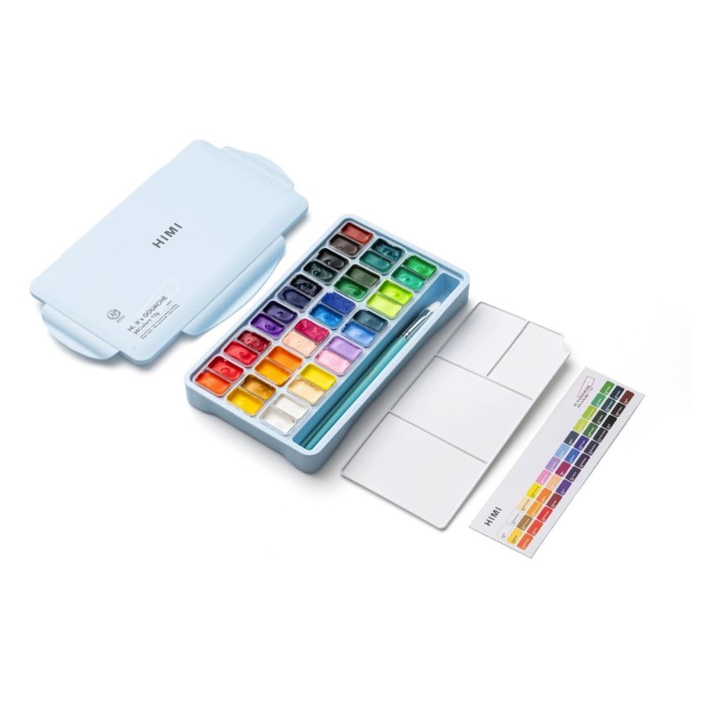 Set of Twin Cup Gouache paints - HIMI - 36 pcs. x 12 g
