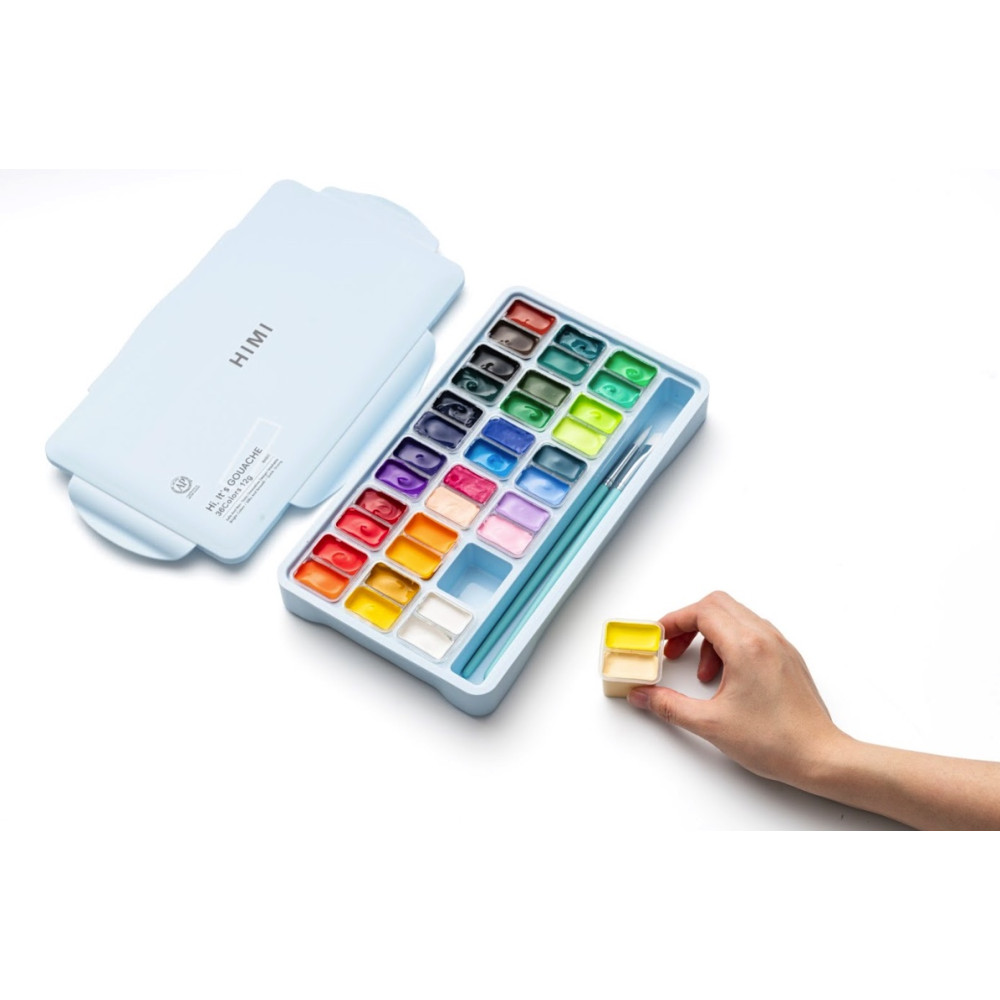 Set of Twin Cup Gouache paints - HIMI - 36 pcs. x 12 g