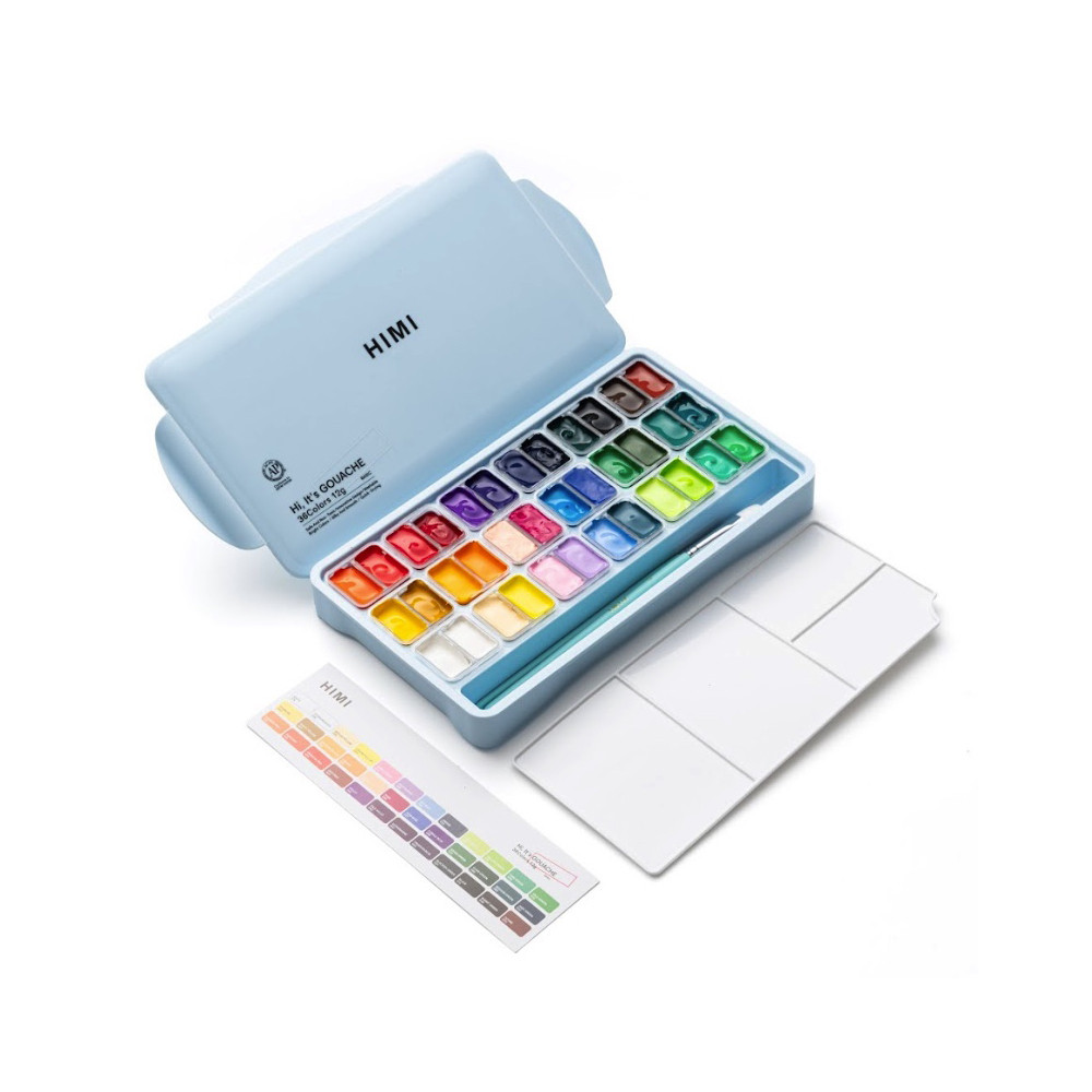 Set of Twin Cup Gouache paints - HIMI - 36 pcs. x 12 g